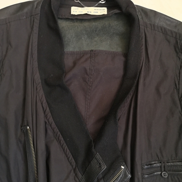 Vintage Yigal Azrouel Gender-Neutral Cotton Leather Utility Jacket - Picture 5 of 10